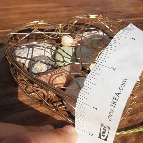 🧡💛Heart shaped gold wire keepsake gift box💛🧡 - Picture 8 of 8